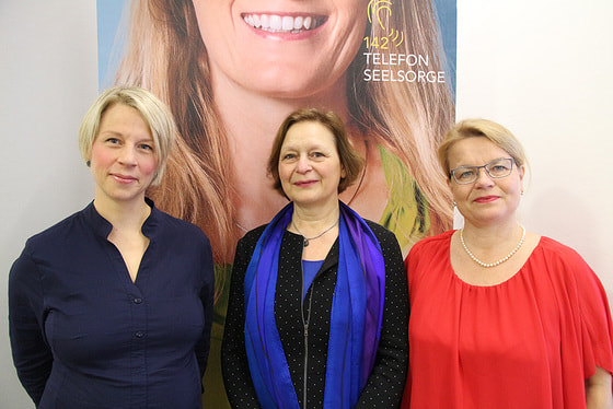 v.l. Mag.a Barbara Lanzerstorfer-Holzner, Dipl.-Psych. Ulrike Reddemann, Mag.a Silvia Breitwieser